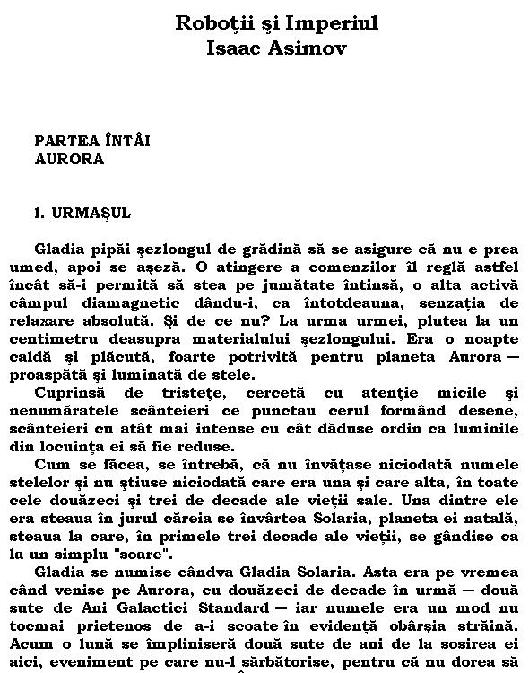 Robotii si Imperiul