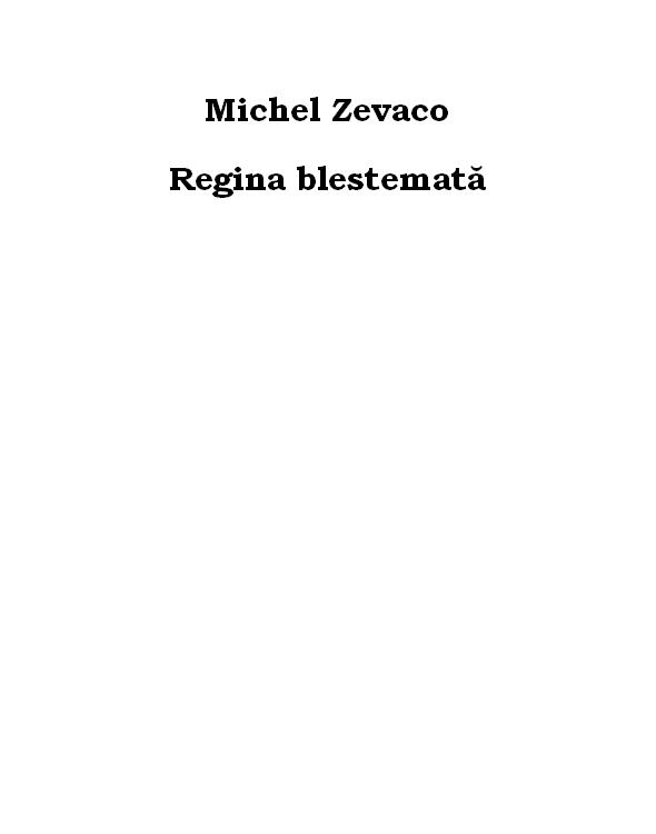 Regina blestemata