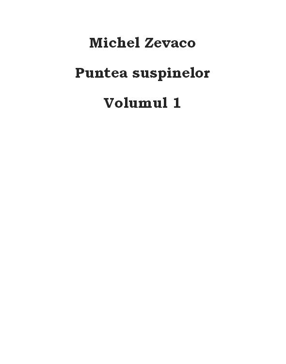 Puntea suspinelor - vol.1