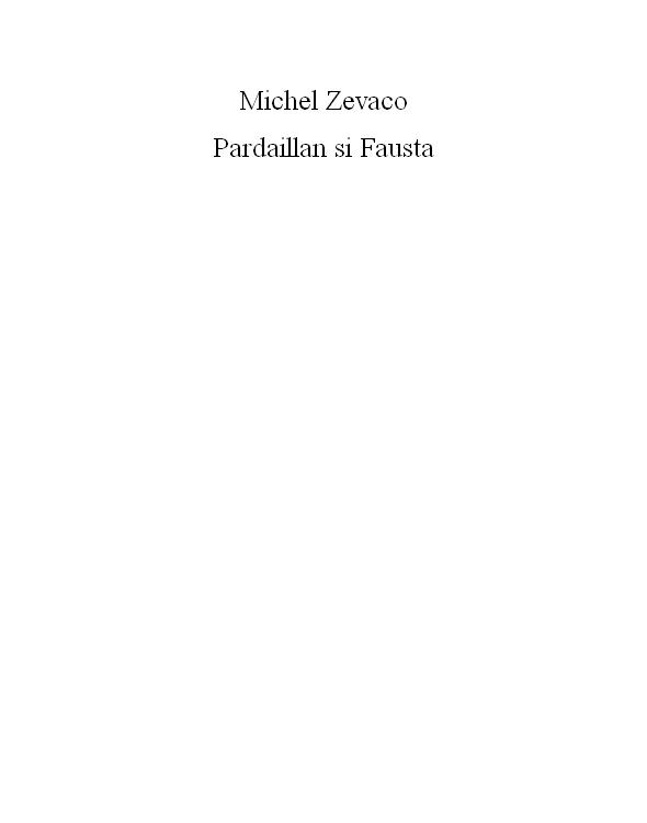 Pardaillan si Fausta