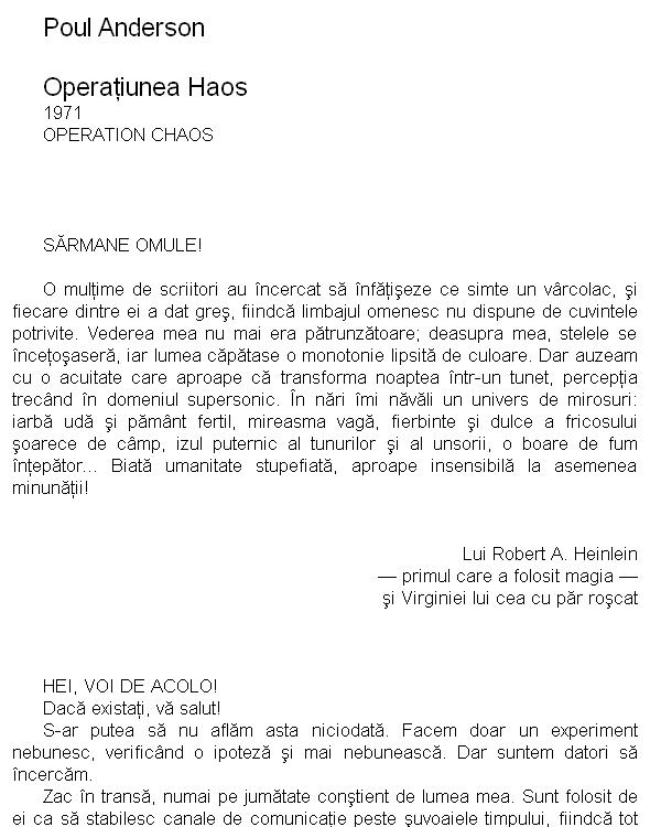 Operatiunea Haos