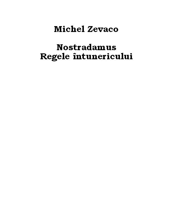 Nostradamus - Regele intunericului