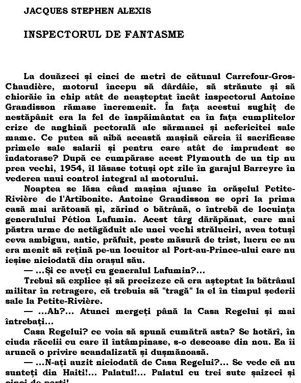 Inspectorul de fantasme