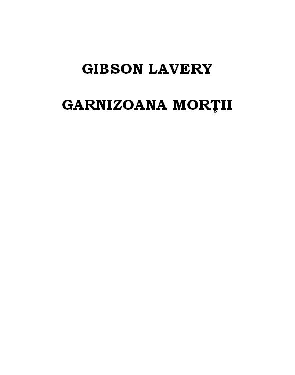 Garnizoana mortii
