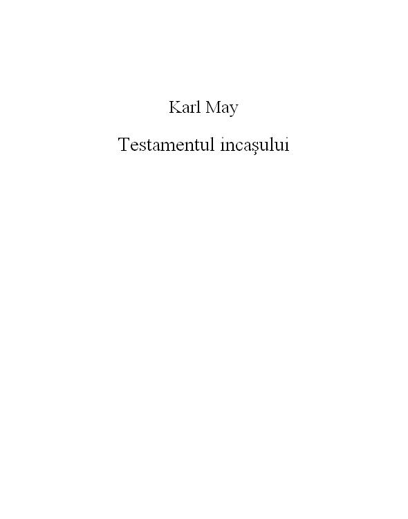 Testamentul incasului