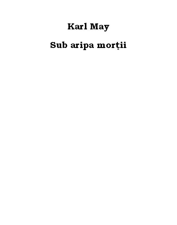 Sub aripa mortii
