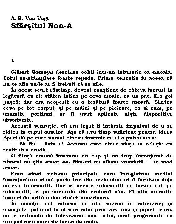 Sfarsitul Non-A