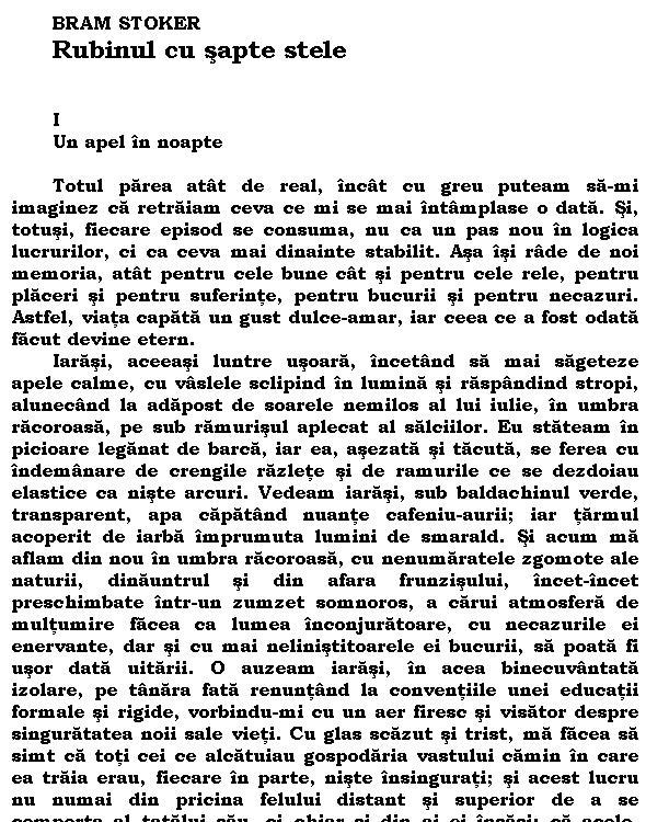 Rubinul cu sapte stele