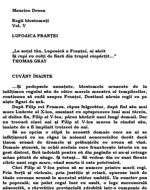 Regii blestemati 5 - Lupoaica Frantei