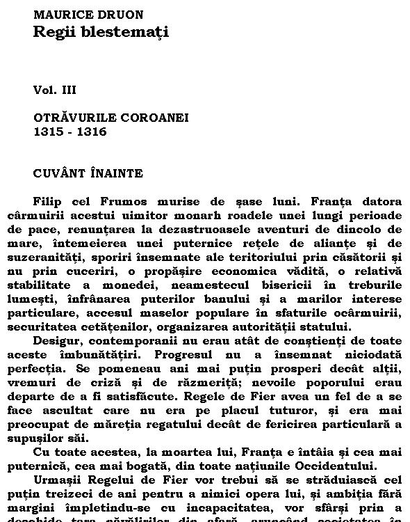 Regii blestemati 3 - Otravurile coroanei