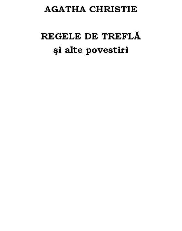 Regele de treflă şi alte povestiri