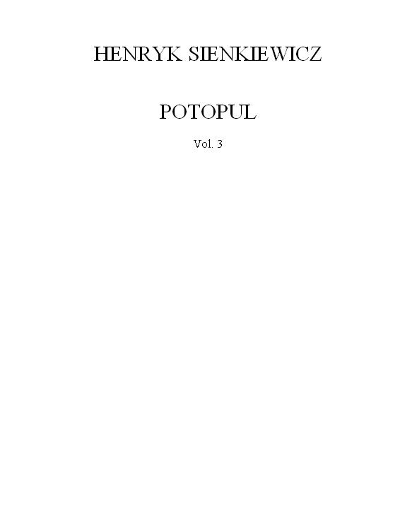 Potopul - vol.3