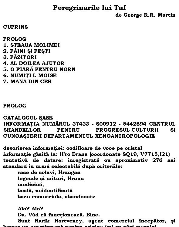Peregrinarile lui Tuf
