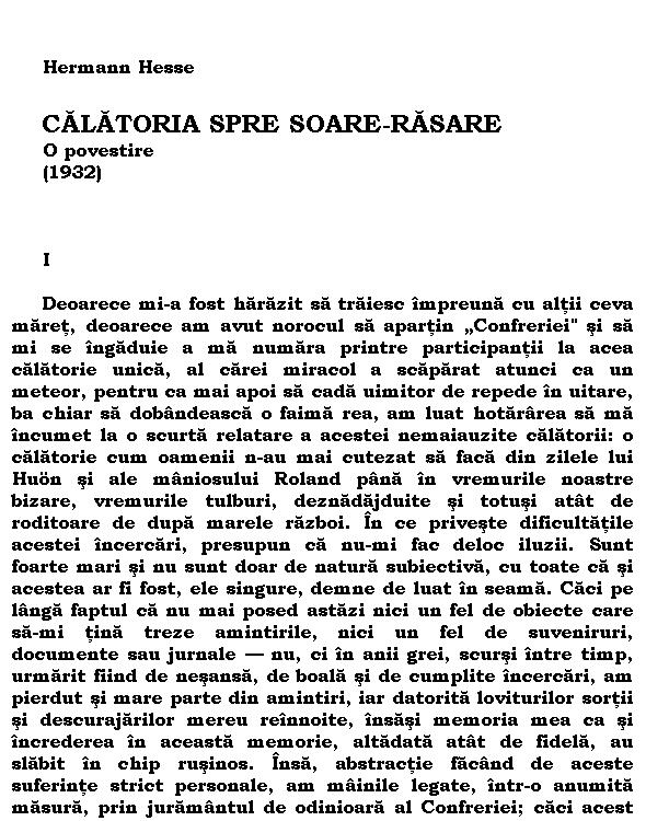 O calatorie spre Soare-Rasare