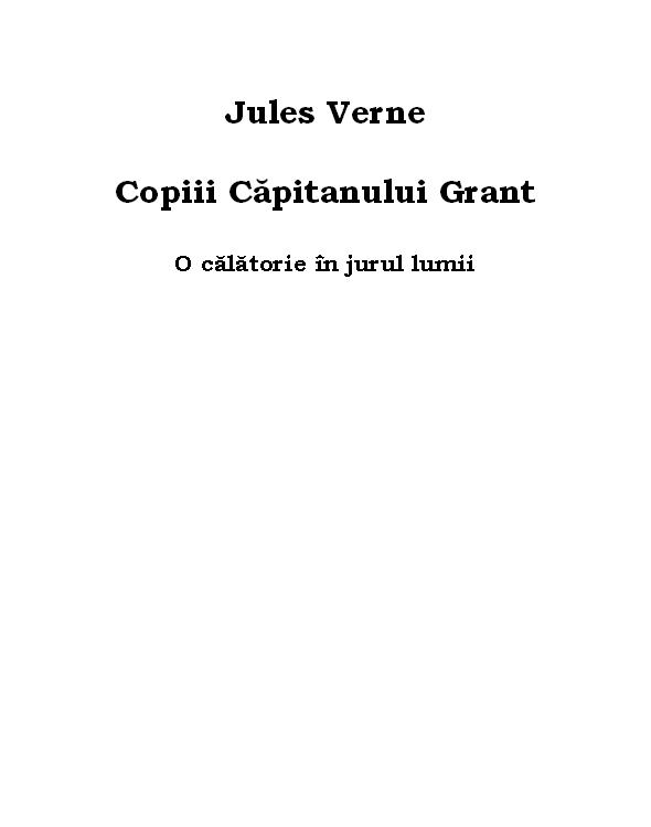 Copiii capitanului Grant