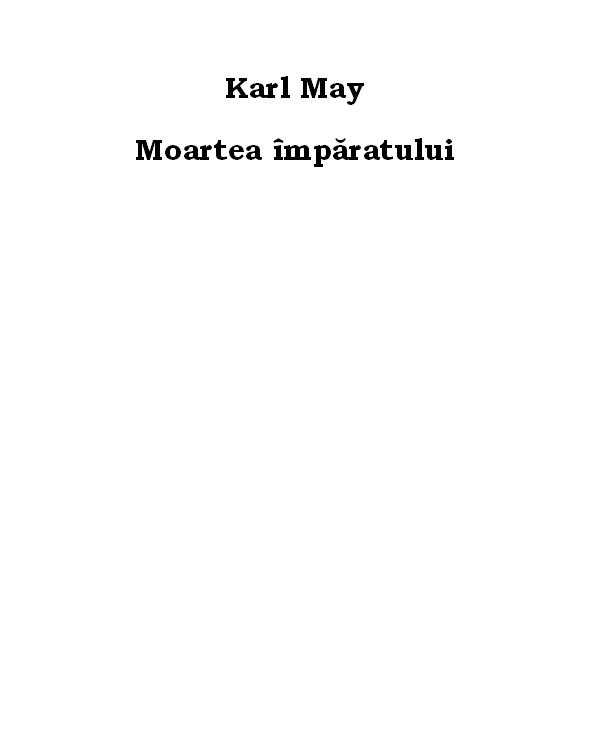 Moartea imparatului