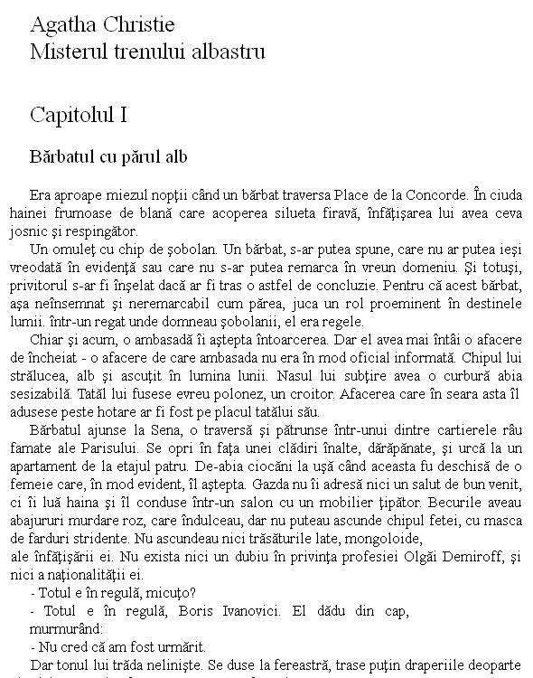 Misterul trenului albastru