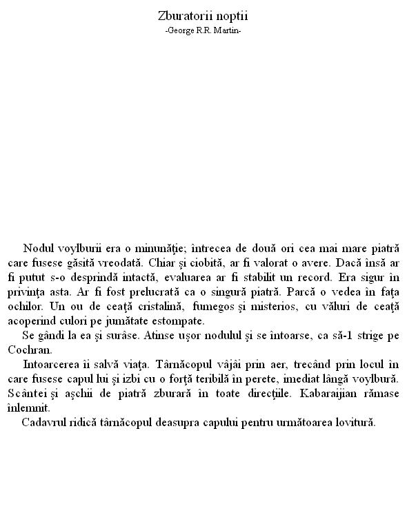 Zburatorii noptii