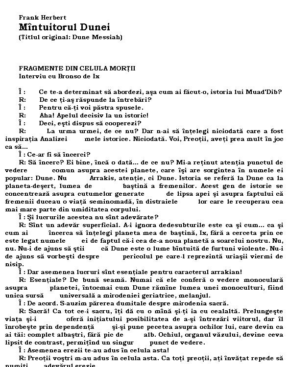Mintuitorul Dunei