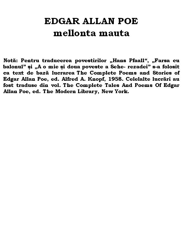 Mellonta Tauta