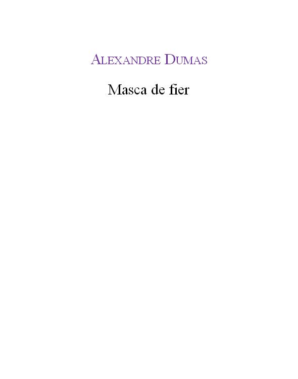 Masca de fier