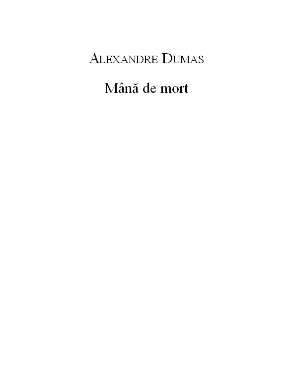 Mâna de mort