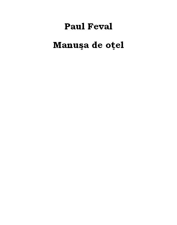 Manusa de otel