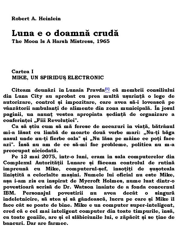 Luna e o doamna cruda