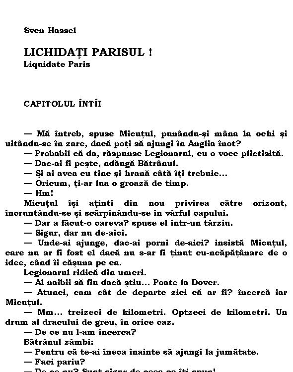 Lichidati Parisul