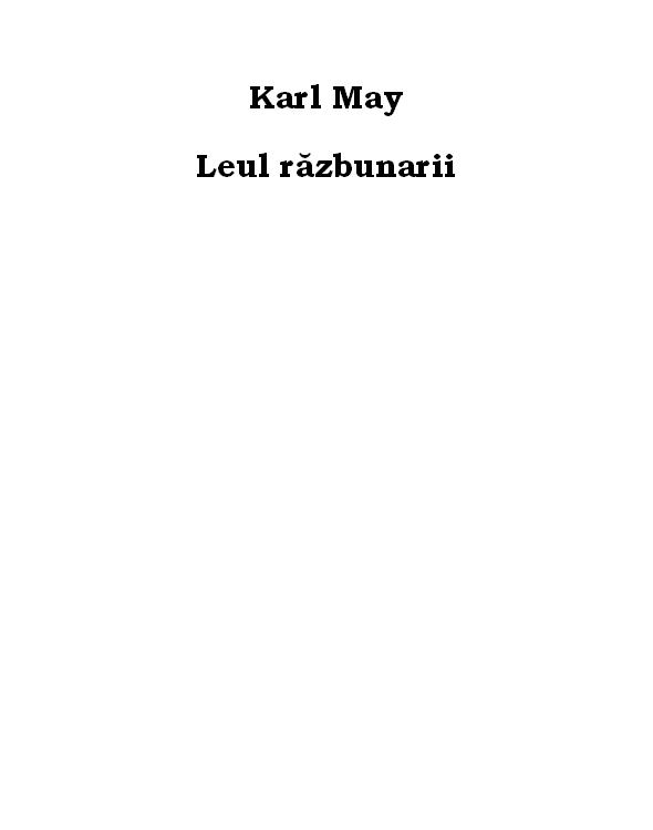 Leul razbunarii