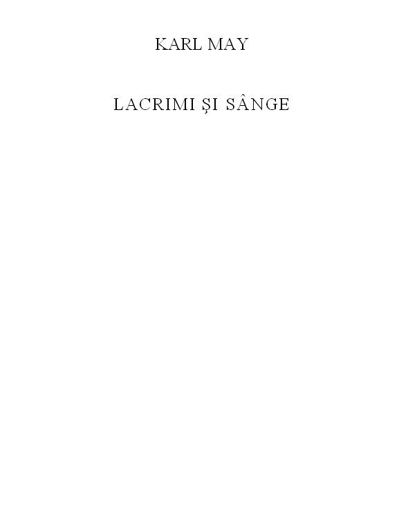 Lacrimi si sange