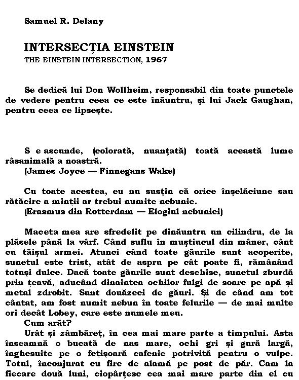 Intersectia Einstein