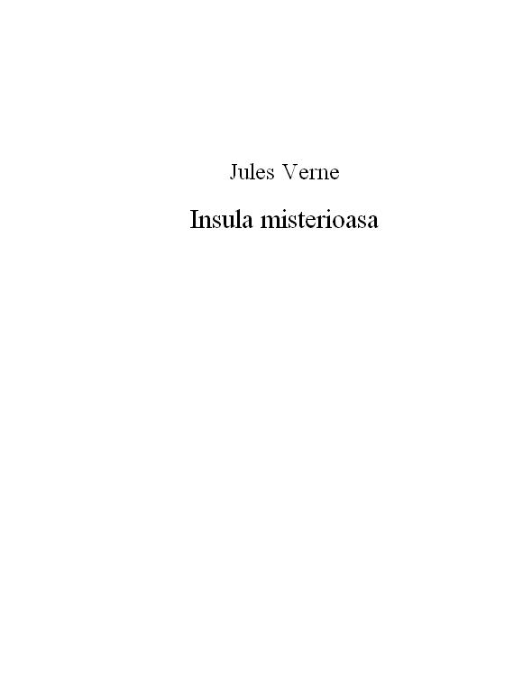 Insula misterioasa