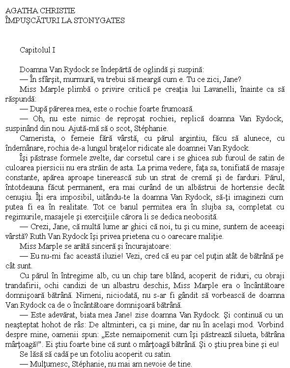 Impuscaturi la Stonygates