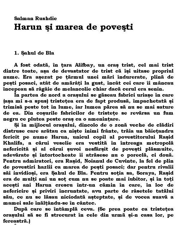 Harun si marea de povesti