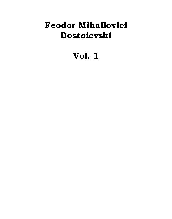 Fratii Karamazov - Vol.1