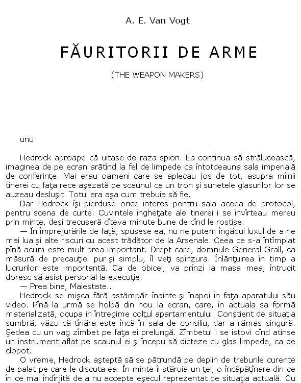 Fauritorii de arme