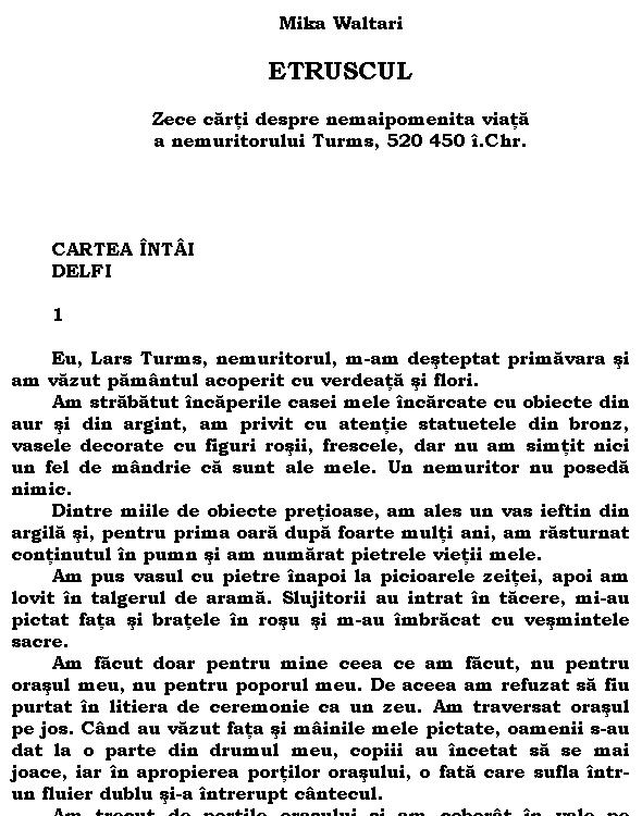 Etruscul