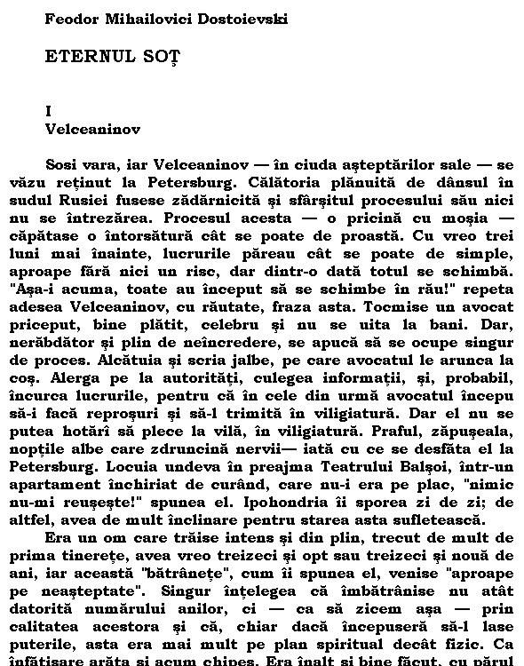 Eternul sot