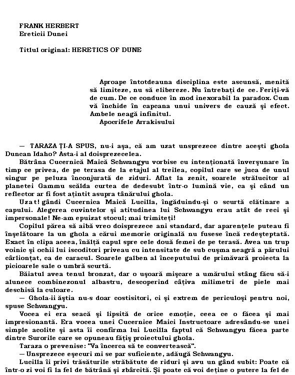Ereticii Dunei