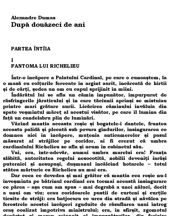 Dupa 20 de ani