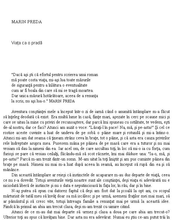 Viata ca o prada