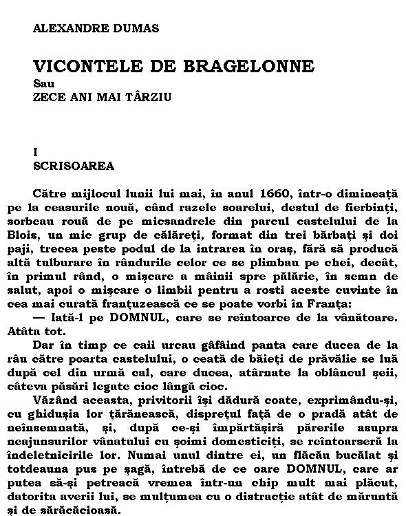 Vicontele de Bragelonne 1
