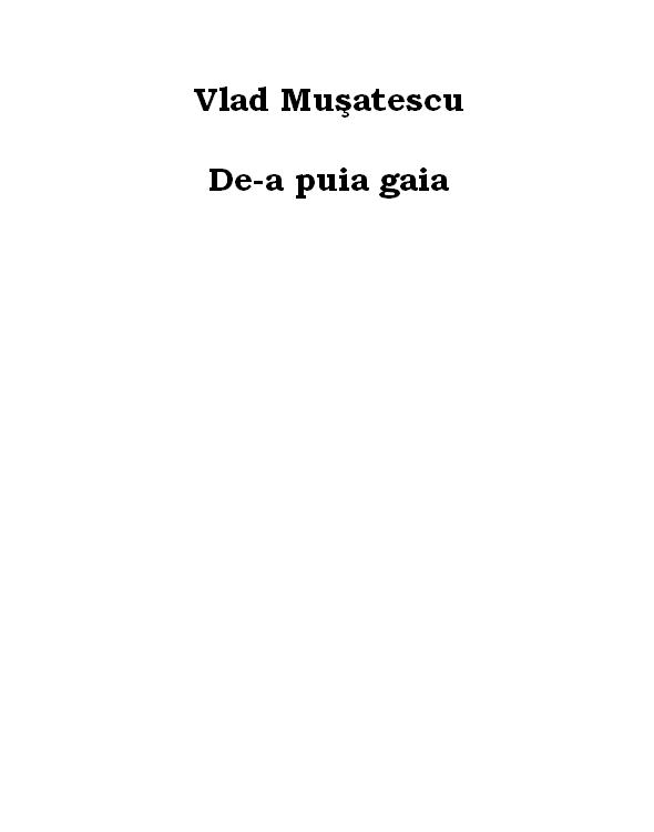 De-a puia gaia