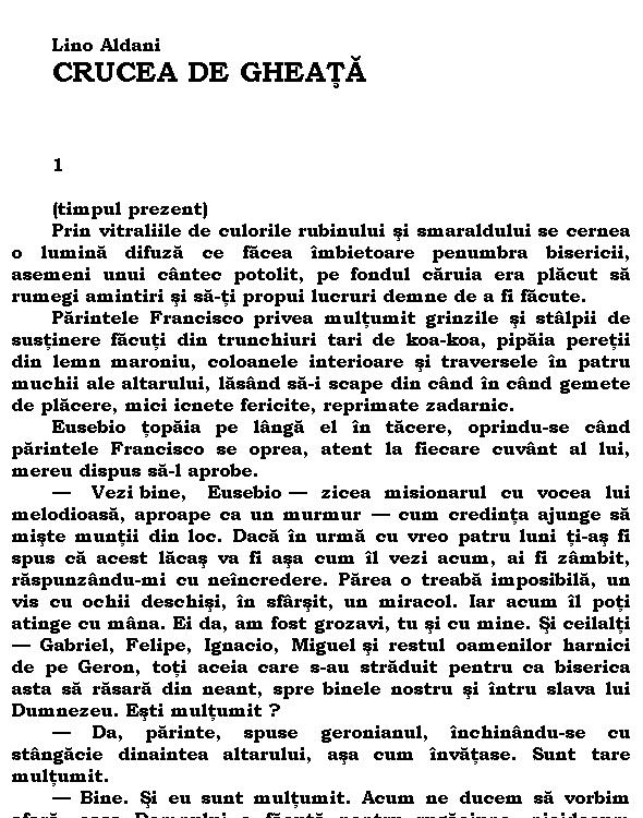 Crucea de gheata