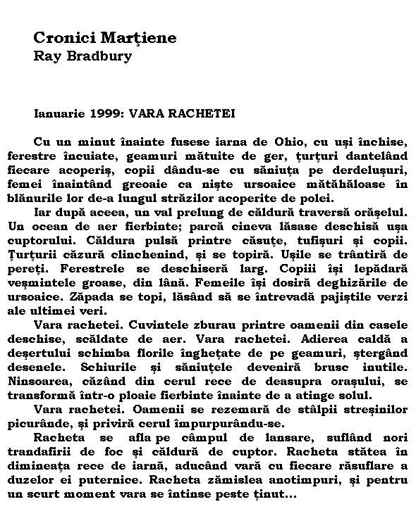 Cronici martiene