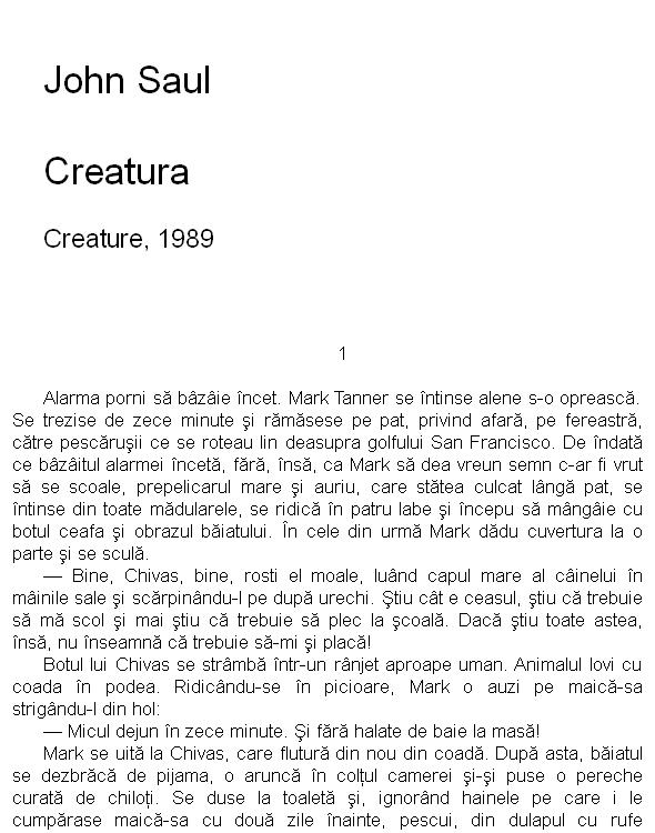 Creatura
