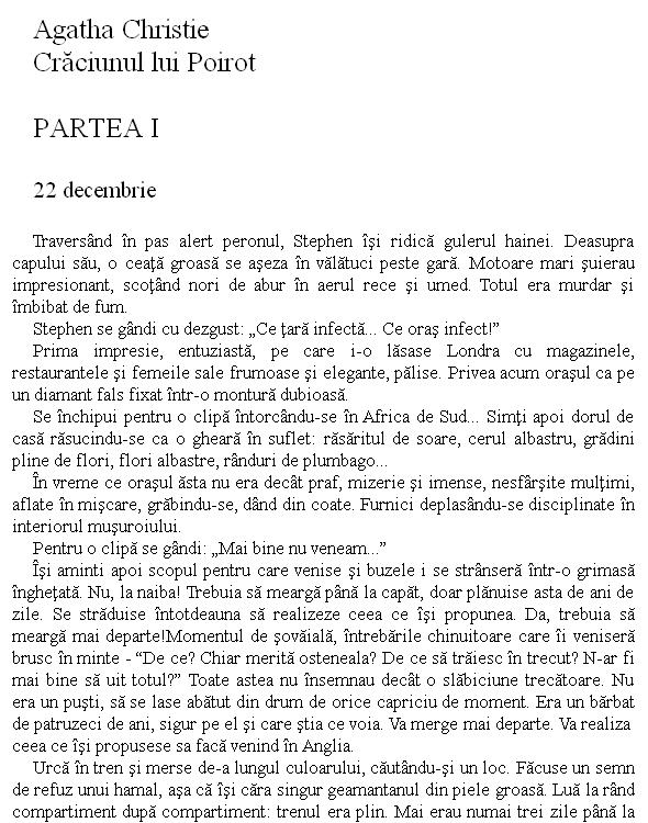 Craciunul lui Poirot