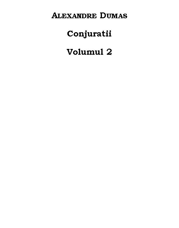 Conjuratii - vol.2