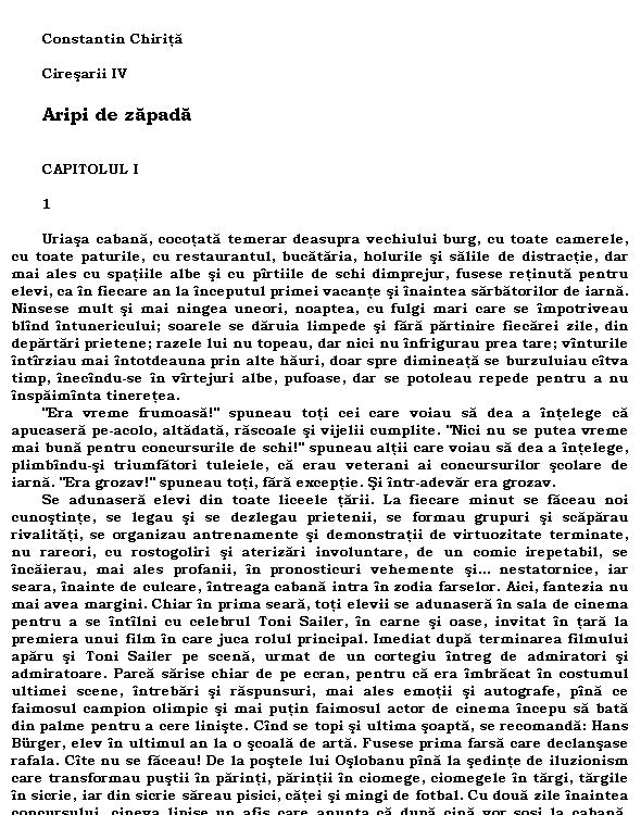 Ciresarii 4 - Aripi de zapada